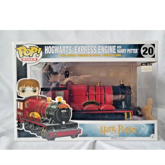 Funko Pop! Rides Hogwarts Express Engine #20 Harry Potter #21 Ron & #22 Hermione - Picture 13 of 16